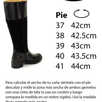 caña 3 bota serraje